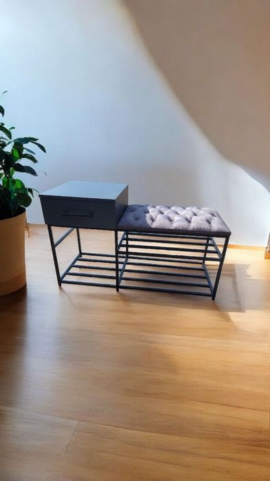 Банкетка металева для взуття