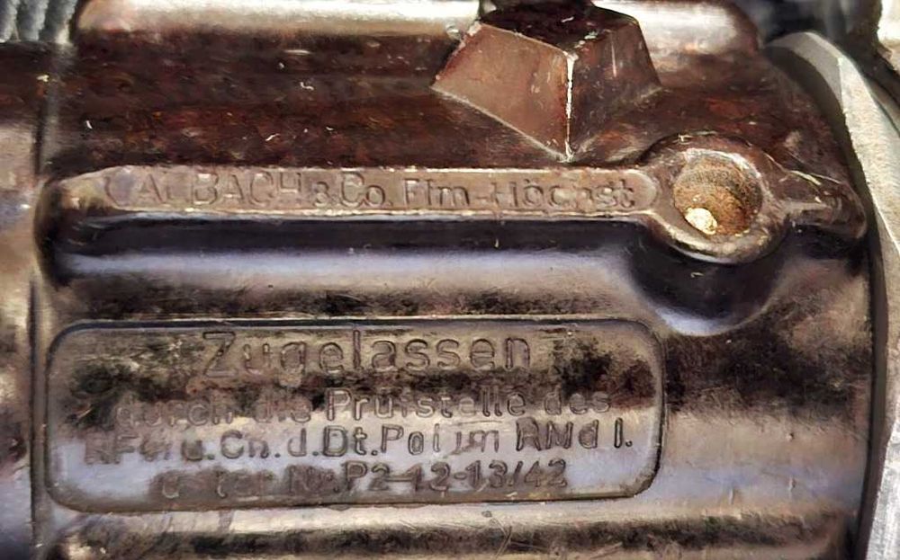 Prądownica strażacka z lat 40