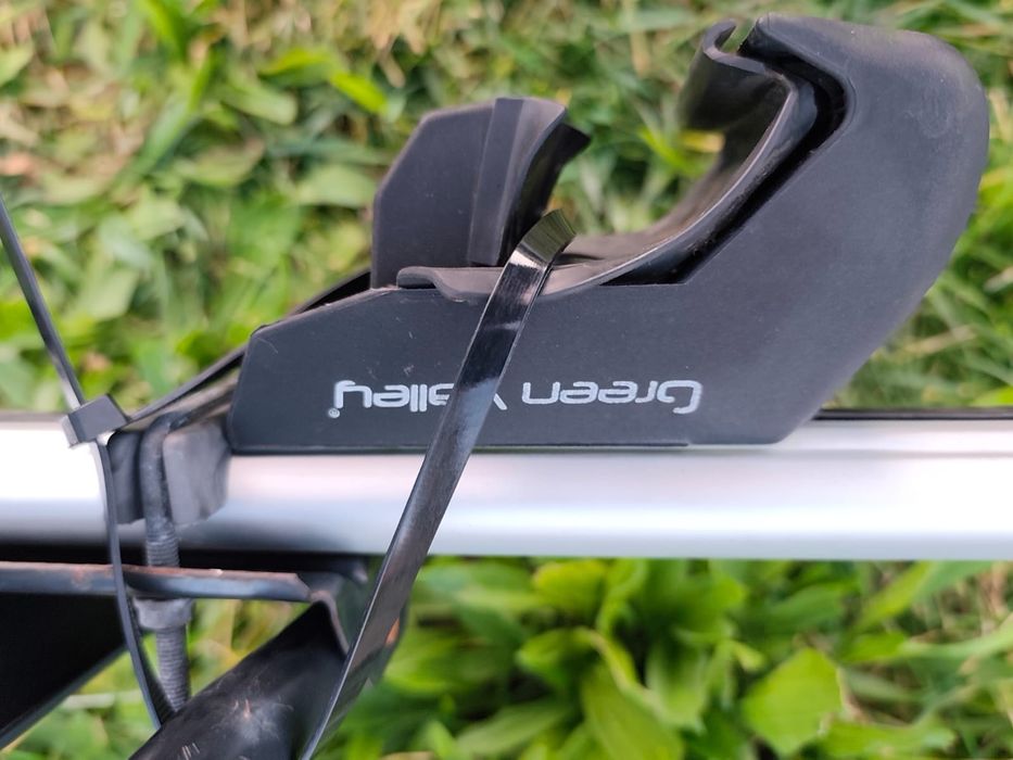 Barras de tejadilho com 3 suportes de bicicletas  para a passat