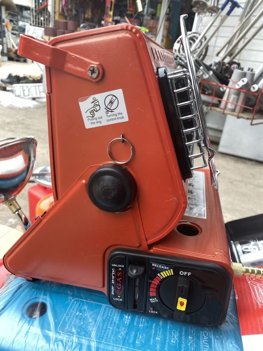 Газовый обогреватель и плита 2 в 1