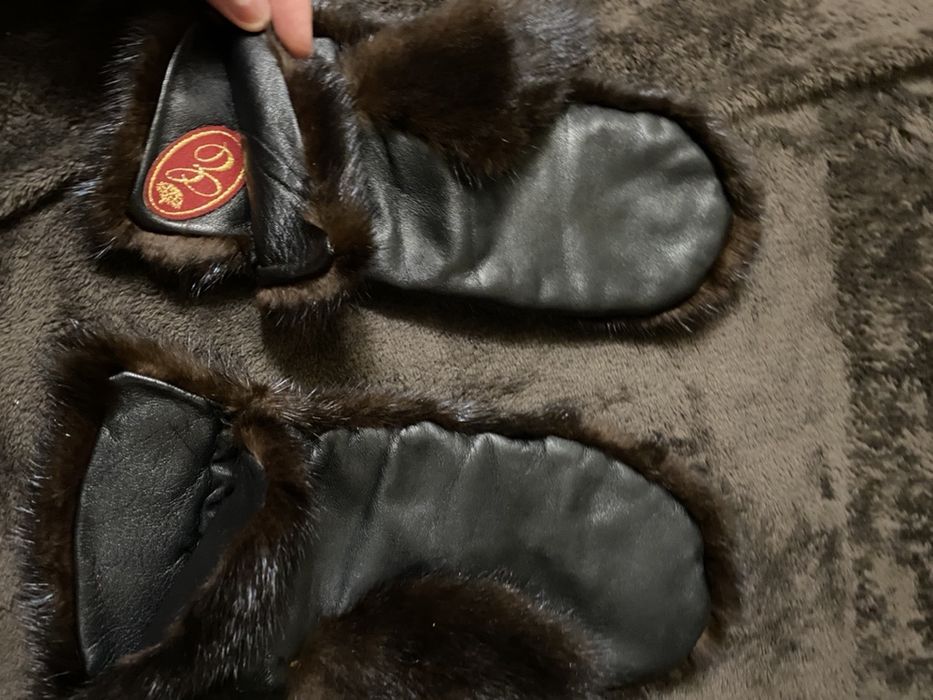 Норковые варежки Екатерина