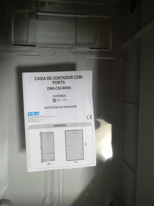 Caixa para contador Electricidade