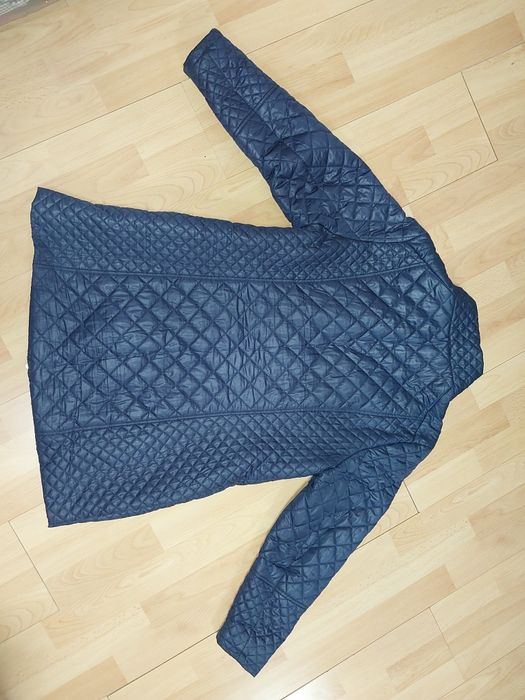Granatowa kurtka damska wiosna jesień  dłuższa 42 44 2xl xl