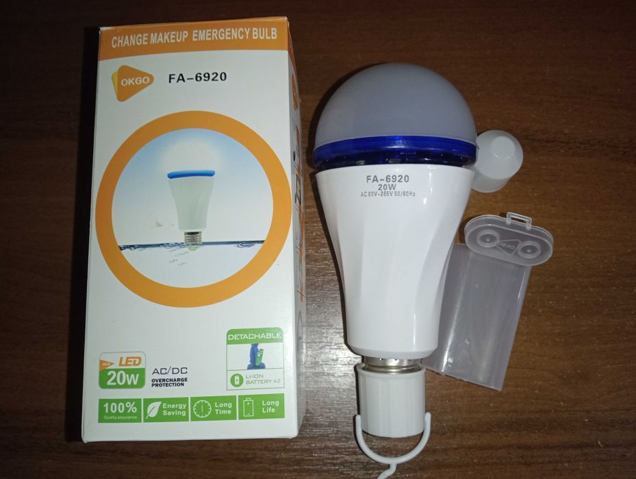 Лампа акумуляторна світлодіодна FA-6920