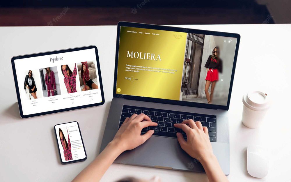 Strona, Sklep internetowy SHOPER,  Wordpress ,  WooCommerce, Presta