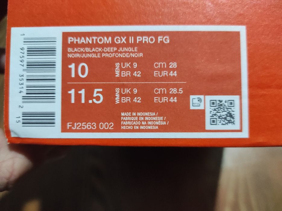 Korki nike phantom GX  II Pro GG / pół skarpeta