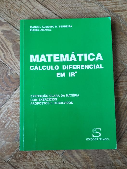 Matemática - cálculo diferencial em IR 5 edição Sílabo