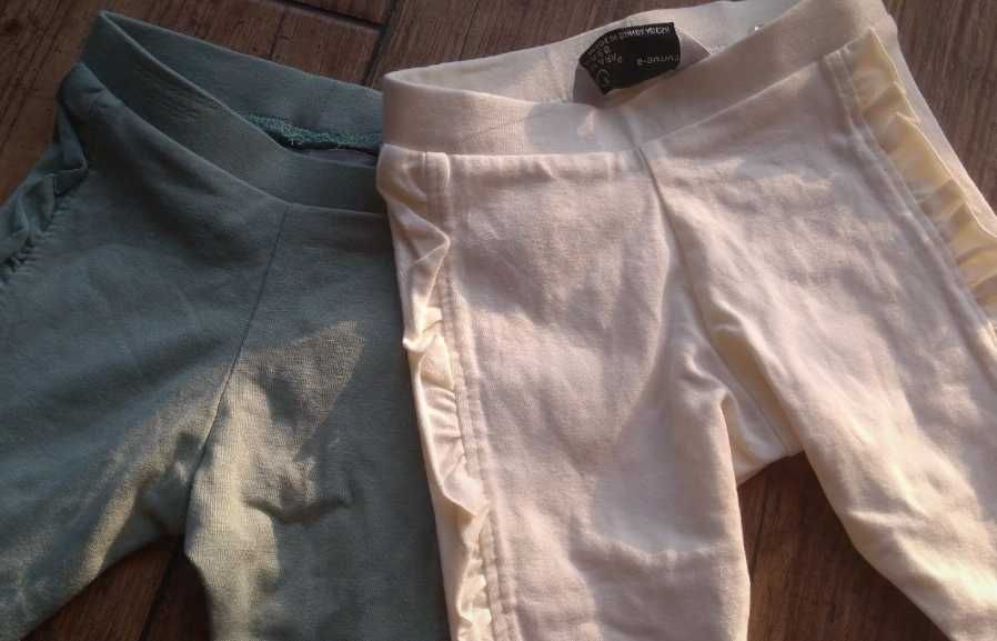 Legginsy 2pak Primark  74 nowe