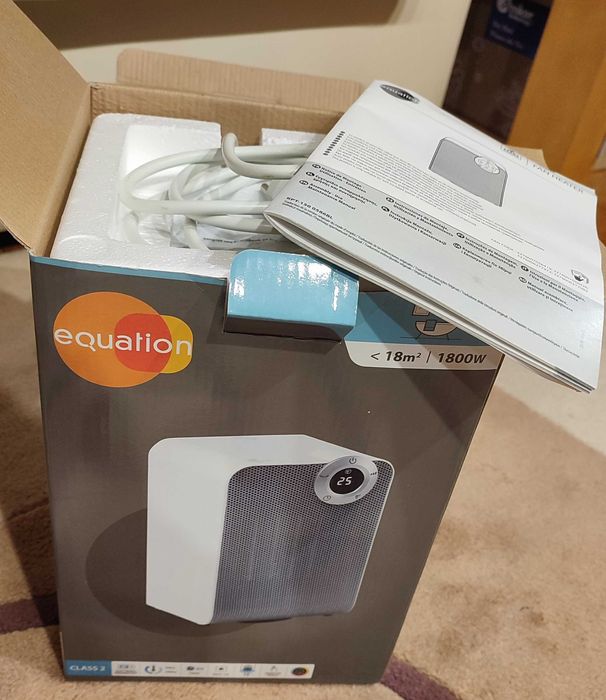 Aquecedor Termoventilador Electronico - Como novo!