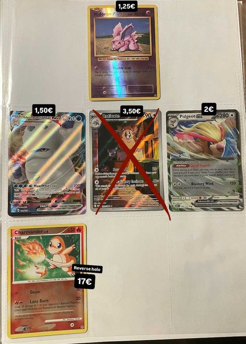 Cartas de Pokémon Originais/Oficiais