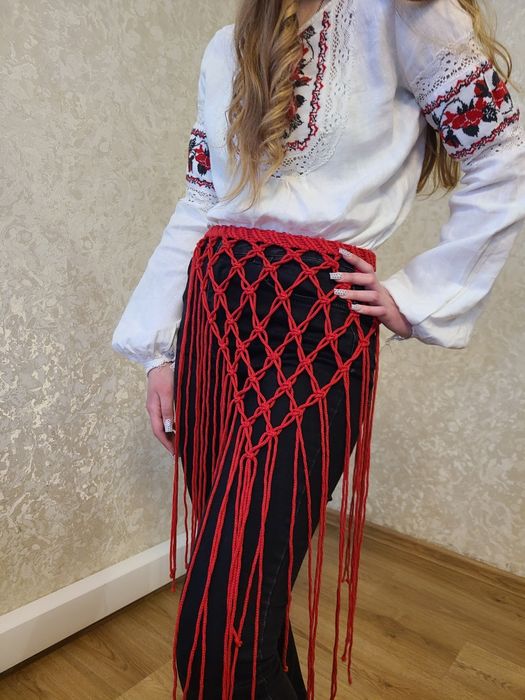 Пояс-макраме, припинда, хустина