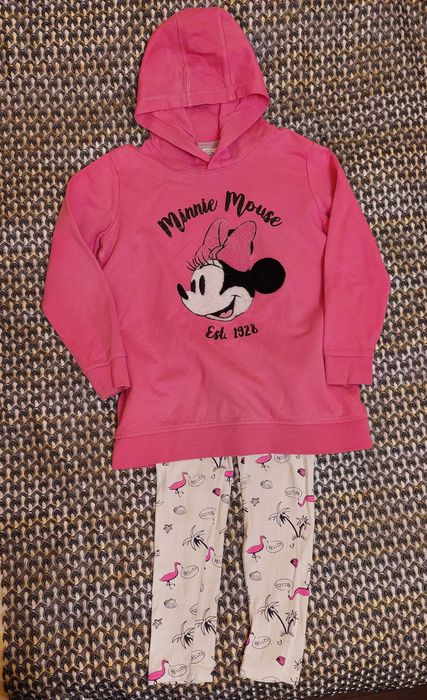 Bluza Minnie + legginsy r. 122 - 128