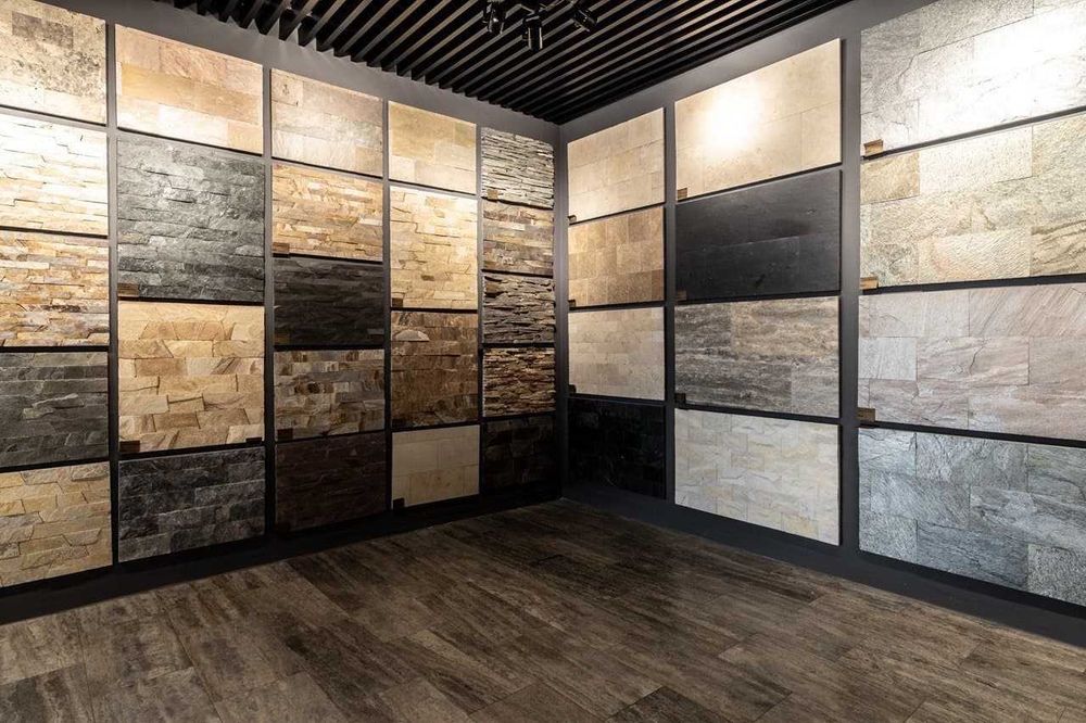 Камінь натуральний природний сланець облицювальна плитка ANTIC  GREEN