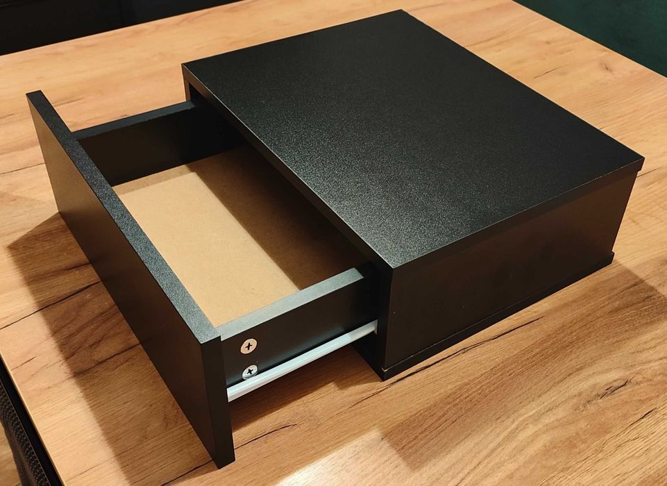 Szafki nocne czarne 2 sztuki