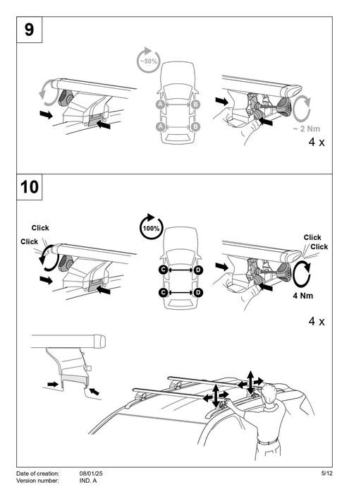 Barras de tejadilho – Opel Frontera (OV24)