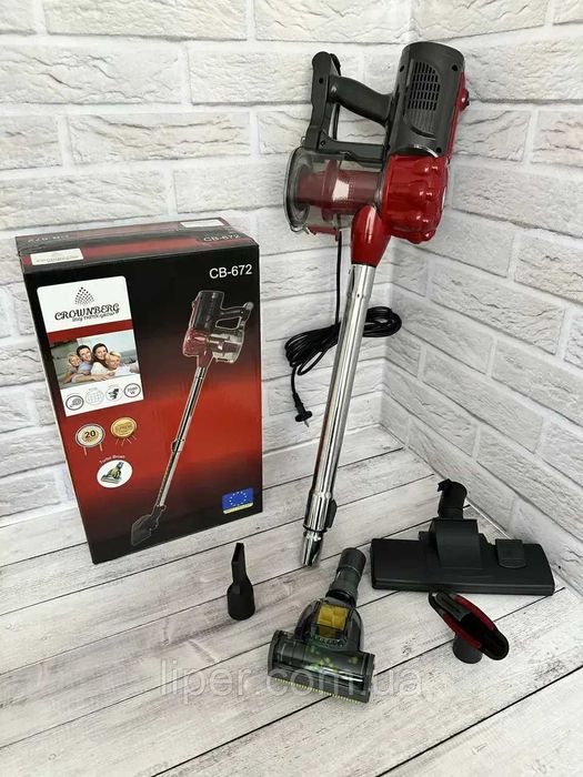НЕМЕЦКИЙ Пылесос ручной Crownberg СВ 672 2500 Вт НОВЫЙ