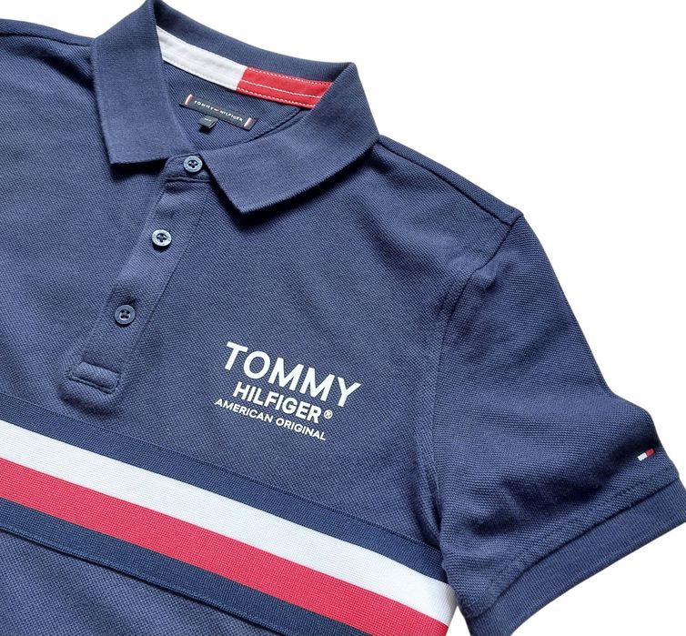 Tommy Hilfiger nowa koszulka polo męska r. 164/XS