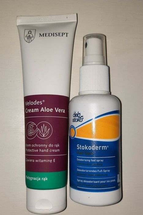 Krem do rąk Aloe Vera I dezodorant do stóp antybakteryjny Nowe