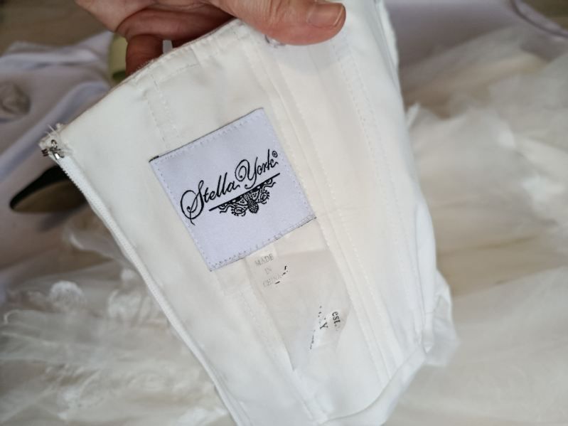 Sukienka ślubna z welonem damska L