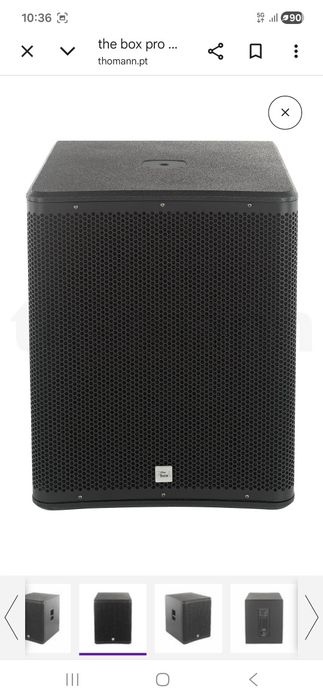 Vendo subwoofer 18 The Box Pro