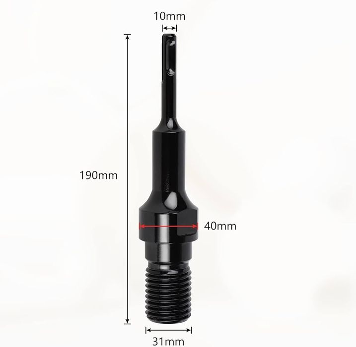 Otwornica / koronka diamentowa, średnica 110mm, długość 420 + adapter