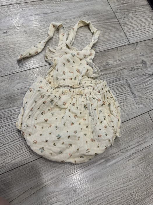 Дитячій мусліновий комбінезон Zara