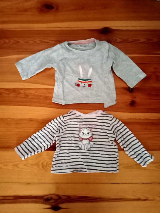 5 szt. Koszulki dł. rękaw r.62