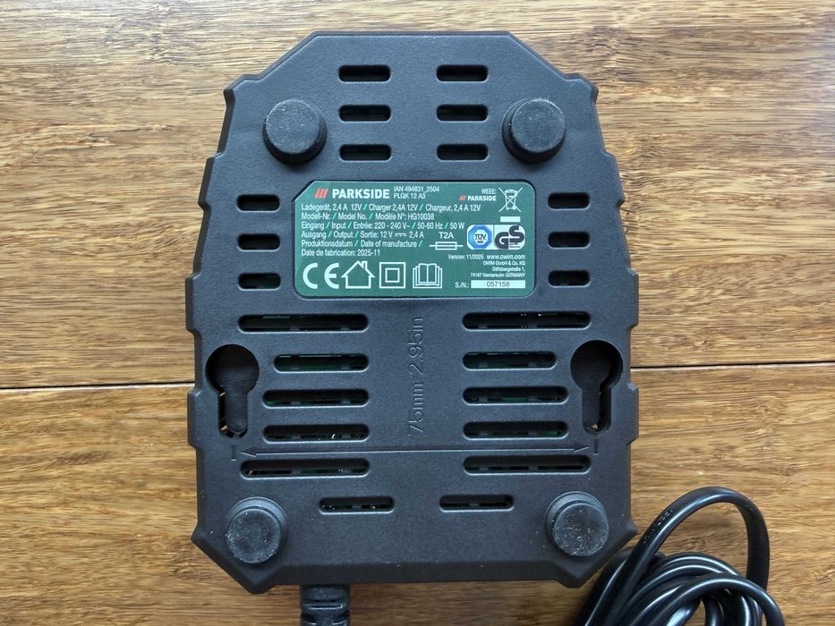 Ładowarka Parkside PLGK 12 A3 2,4Ah X12V TEAM