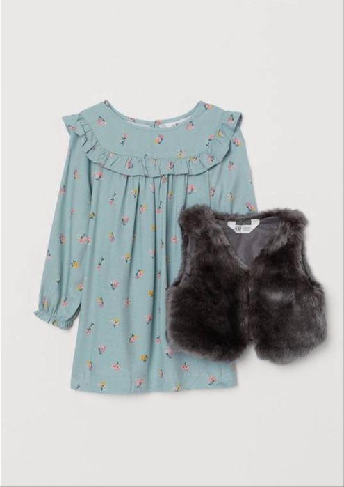 Комплект плаття і желетка h&m 134