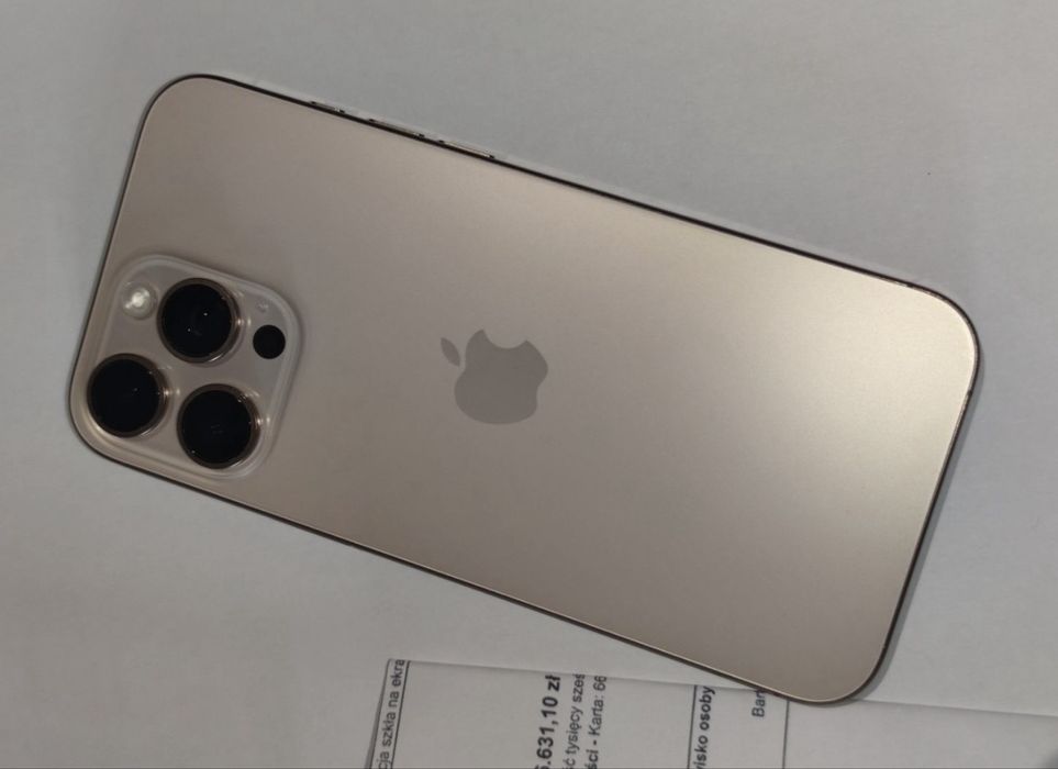 iPhone 16 Pro Max 512GB Gwarancja+Ubezpieczenie od uszkodzeń