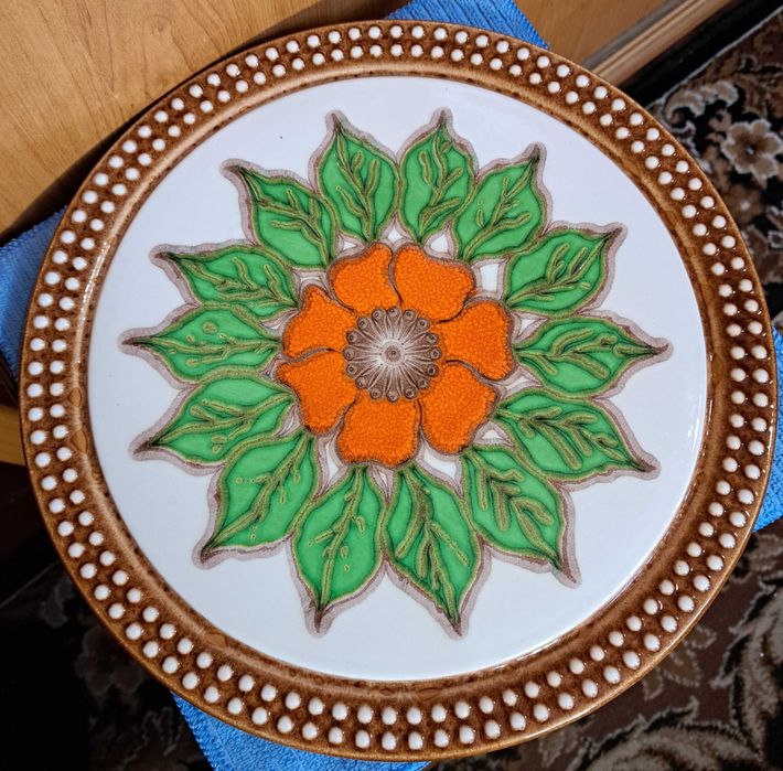 Тарелка, поднос , блюдо, Керамика,  Германия,  винтажная