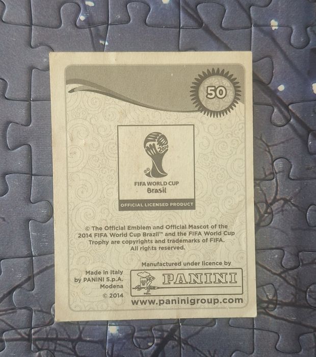 1 Cromo Panini Fifa World Cup 2014