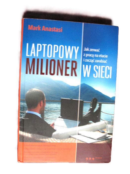 "Laptopowy milioner" autor Mark Anastasi - poradnik - książka polska