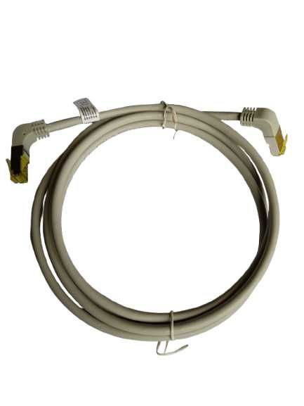 Kabel sieciowy DIGITUS CAT 6A RJ45-Ekranowany S/FTP wtyczka kątowa 90°