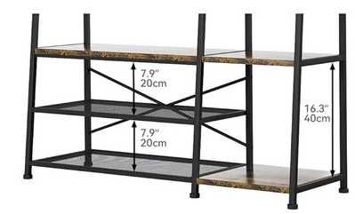 Cabide bengaleiro madeira sapateira  180 x 116,5 x 49cm   [TRÊS CORES]