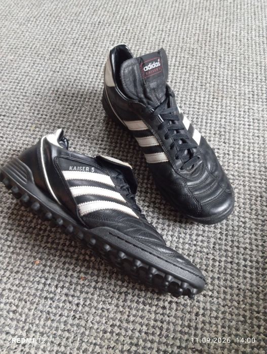 Kultowe męskie buty piłkarskie adidas Kaiser 5 Team TF r. 46