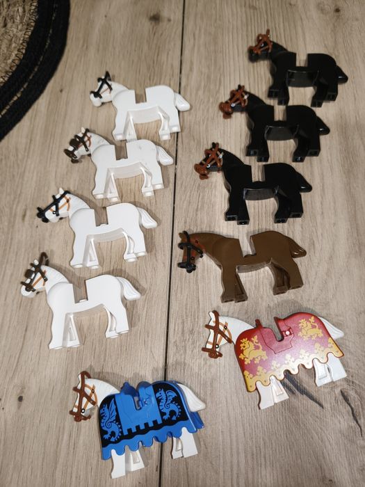 Duży zestaw figurek rycerzy LEGO lata dziewiedziesiąte
