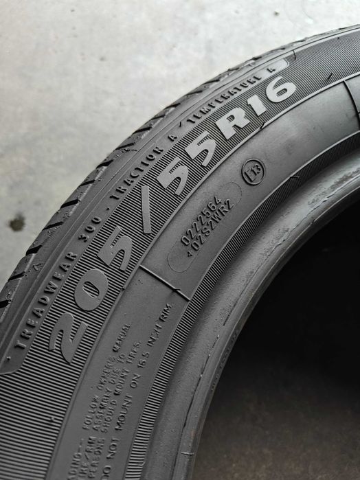 R16 205/55 шини літні комплект Debica протектор 8мм рік майже 23