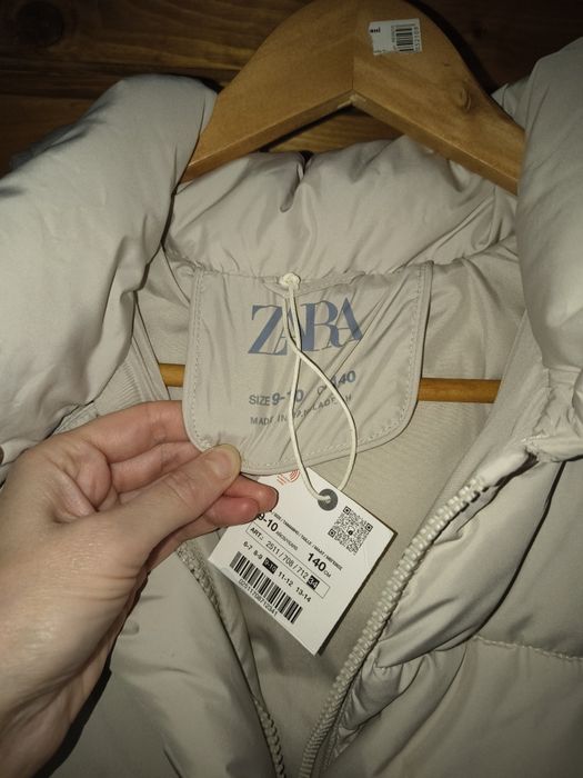 Дитяча куртка оверна дівчинка, пуховик  фірма ZARA