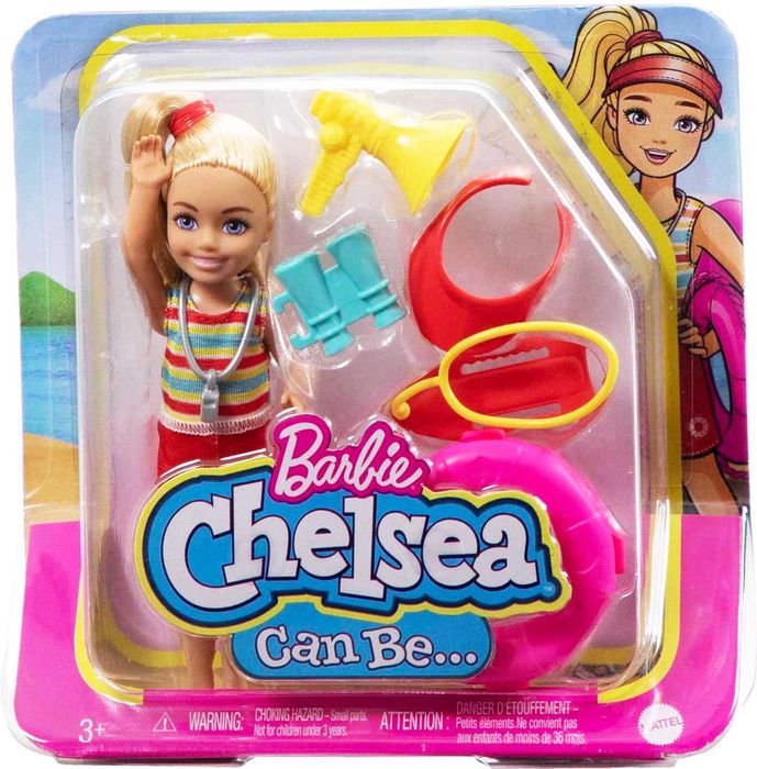 Набір Barbie Chelsea Lifeguard Лялька Челсі Рятувальник на воді