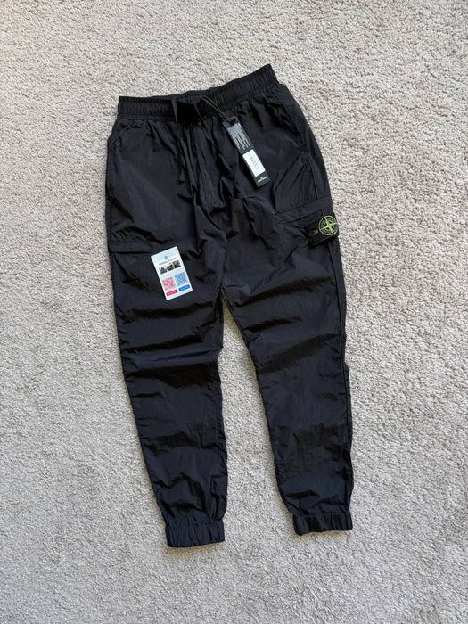 Нейлоновые карго Stone Island (штаны Nylon Metal)