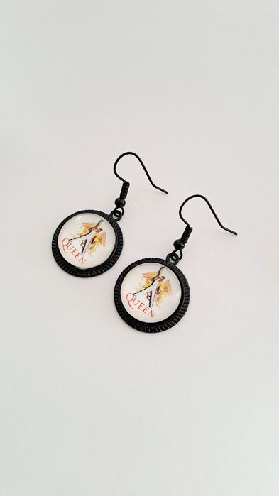 Kolczyki Queen Freddie Mercury Rock