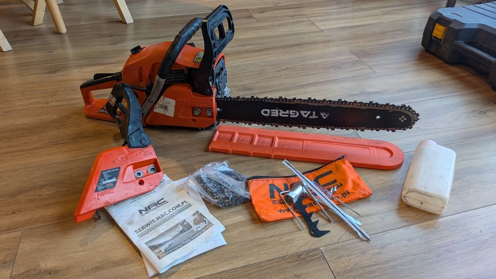 Pilarka spalinowa NAC-CST52-45-01AC 45cm + łańcuch, prowadnica