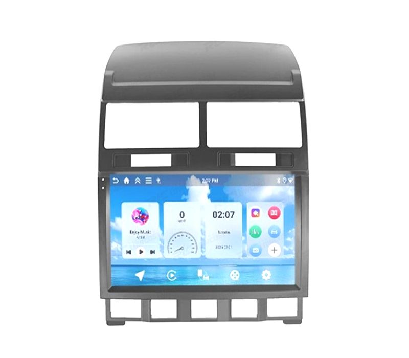 RÁDIO GPS 9'' ANDROID 13 VOLKSWAGEN TOUAREG 03-10 2 DIN 4GB+64GB