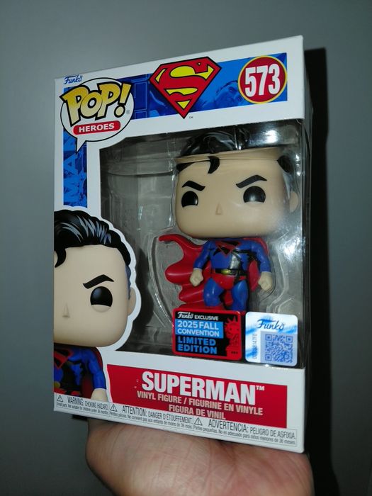 Funko Pop Heroes Superman (Angry) 2025 Fall Convention Limited Edition 573
