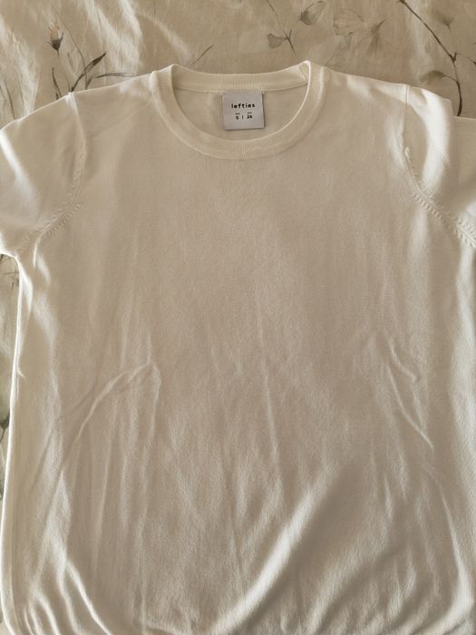 T-shirt malha branca Lefties