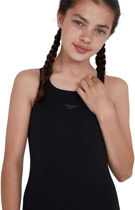 Dziewczęcy Jednoczęściowy Strój Kąpielowy SPEEDO Medalist Czarny 116