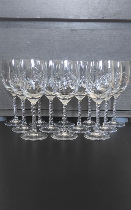 Copos Cristal d'Arques Fleury Taille Epi