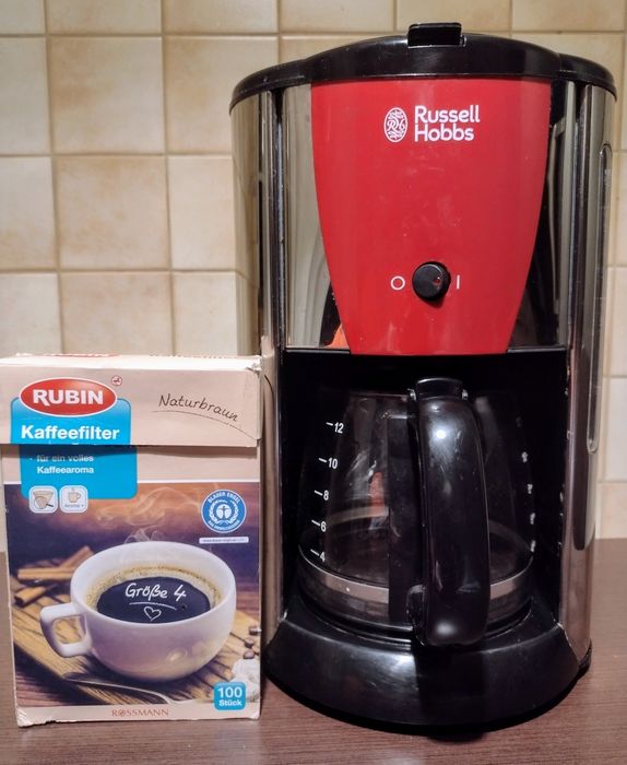 Ekspres przelewowy Russell Hobbs Flame Red