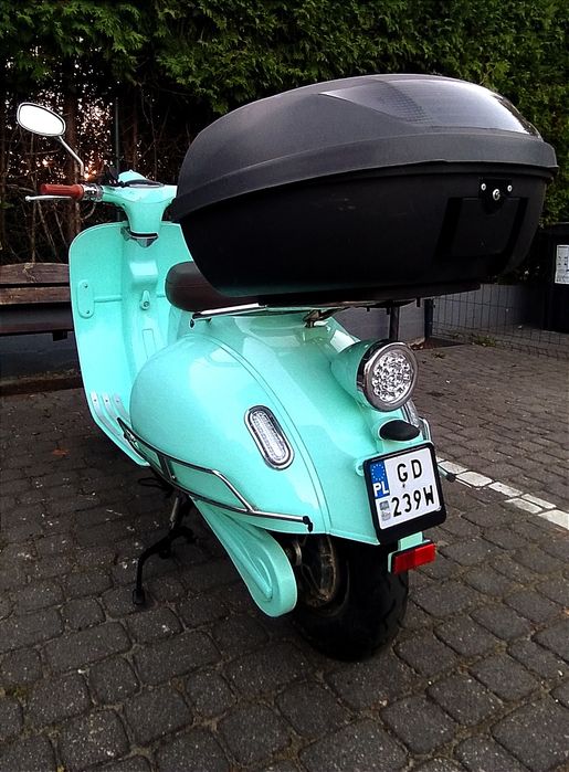 Skutery Elektryczne Sakura 2000 (Jak Vespa) Miętowy WYPRZEDAŻ! tamie skutery Gdańsk, Kraków
